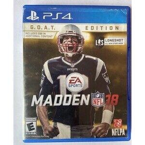 Madden NFL 18: G.O.A.T. Edition (Sony PlayStation 4, 2017) - PS4